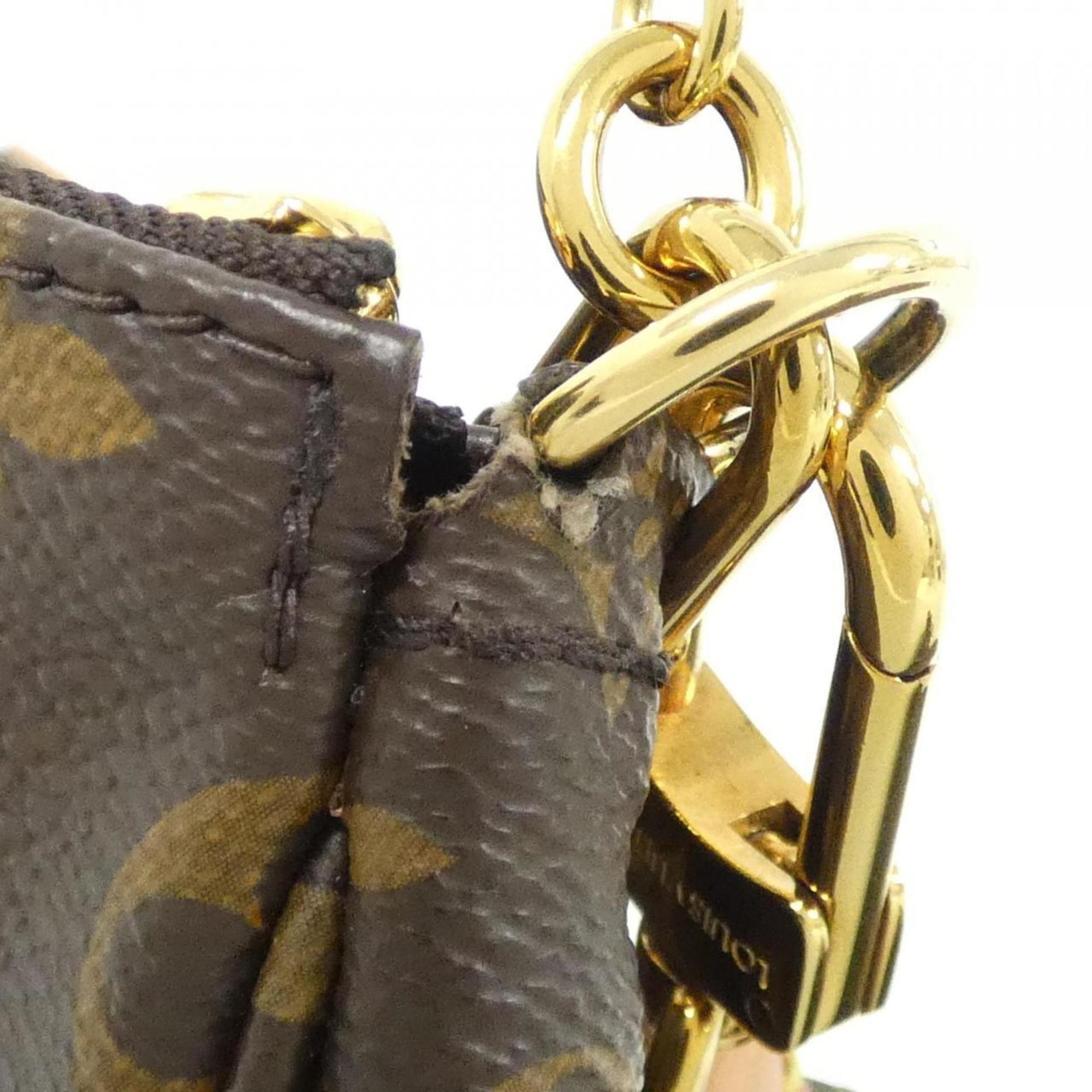 Louis Vuitton Monogram Khaki Marron Monogram Monogram Pochette Pouch Shoulder Bag (Pre-Owned)