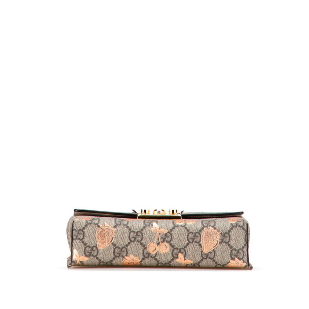 Gucci Padlock Beige Pvc Leather Handbag Shoulder Bag (Pre-Owned)