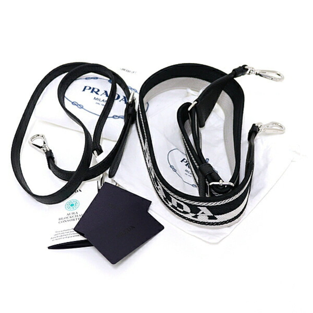 Prada Black Nero Leather Shoulder Bag (Pre-Owned)