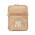 Gucci Beige Gg Canvas Backpack (Pre-Owned)