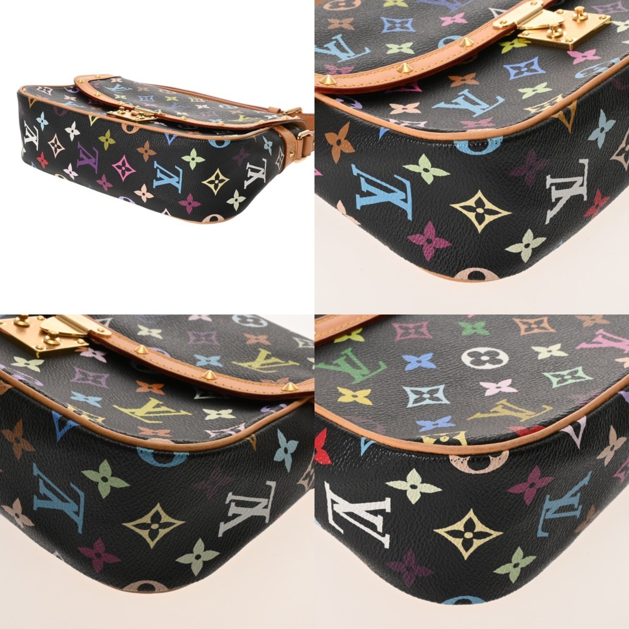 Louis Vuitton Monogram Multicolore Noir Monogram Multicolore Shoulder Bag (Pre-Owned)