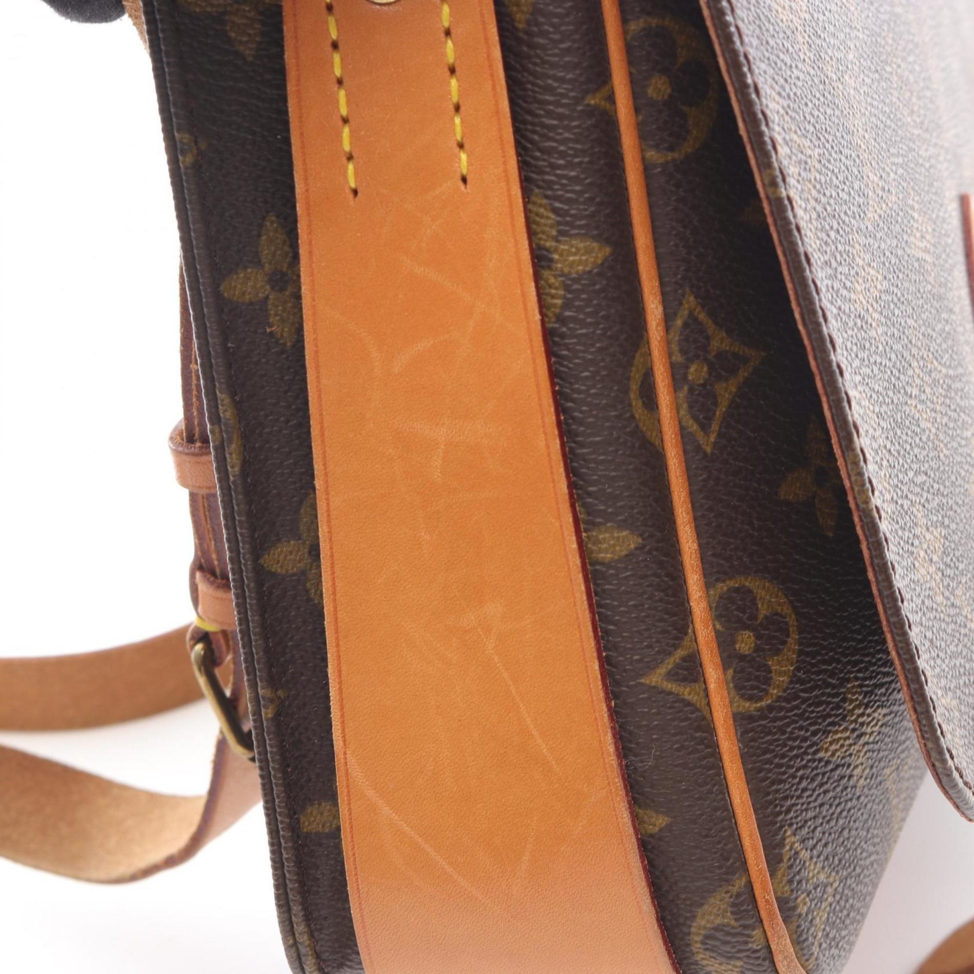 Louis Vuitton Brown Coated Canvas Pvc Leather Shoulder Bag (Pre-Owned)