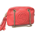 Gucci Soho Pink Leather Shoulder Bag (Pre-Owned)