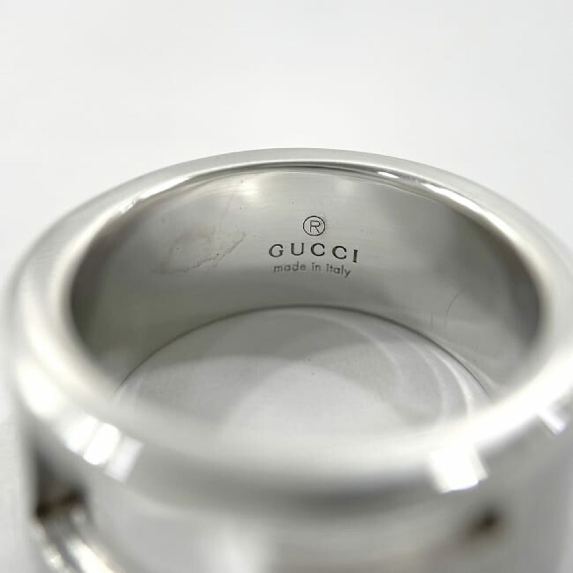 Gucci Silver 925 Band Ring (Pre-Owned)