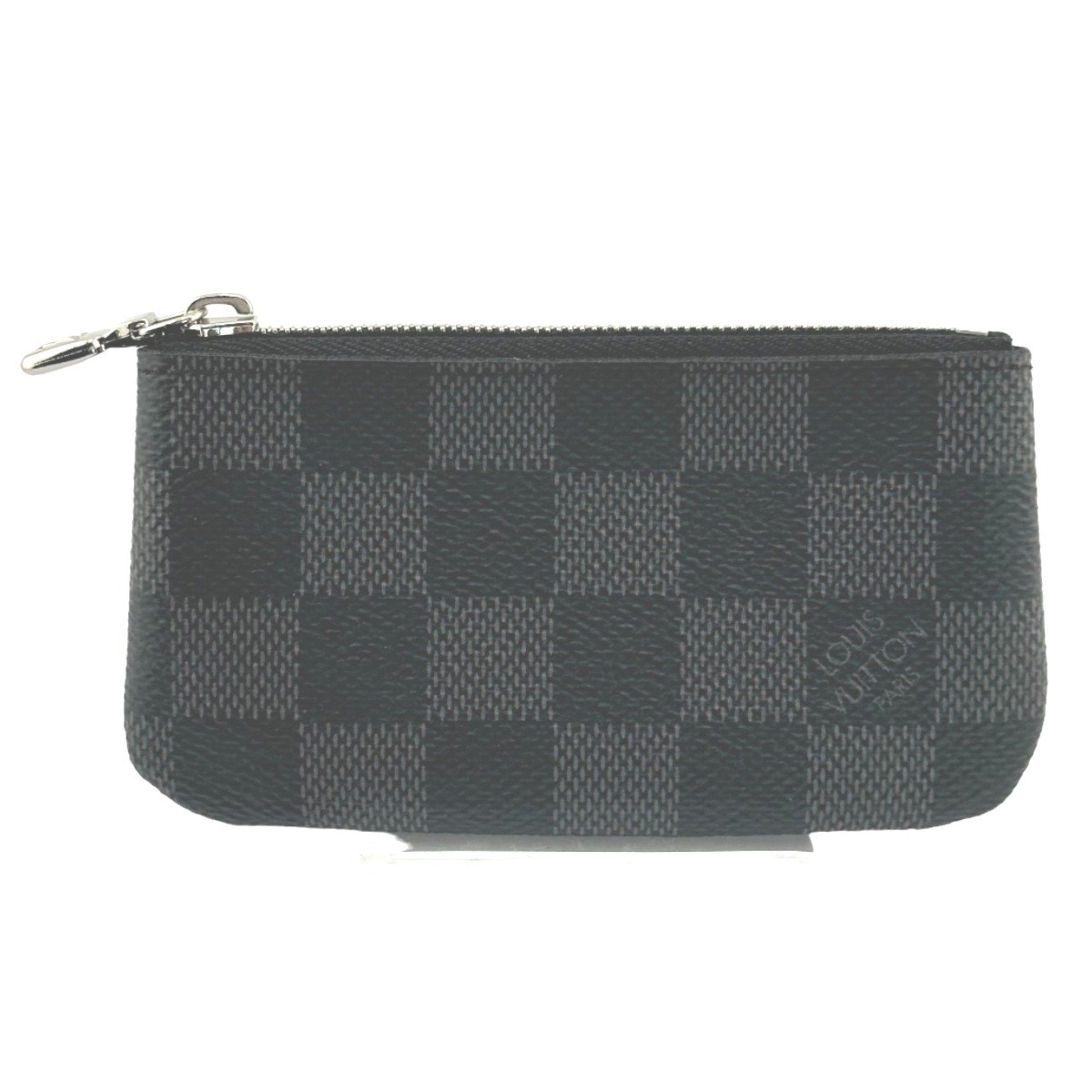 Louis Vuitton Damier Graphite Gray Damier Graphite Coin Purse/Coin Case (Pre-Owned)