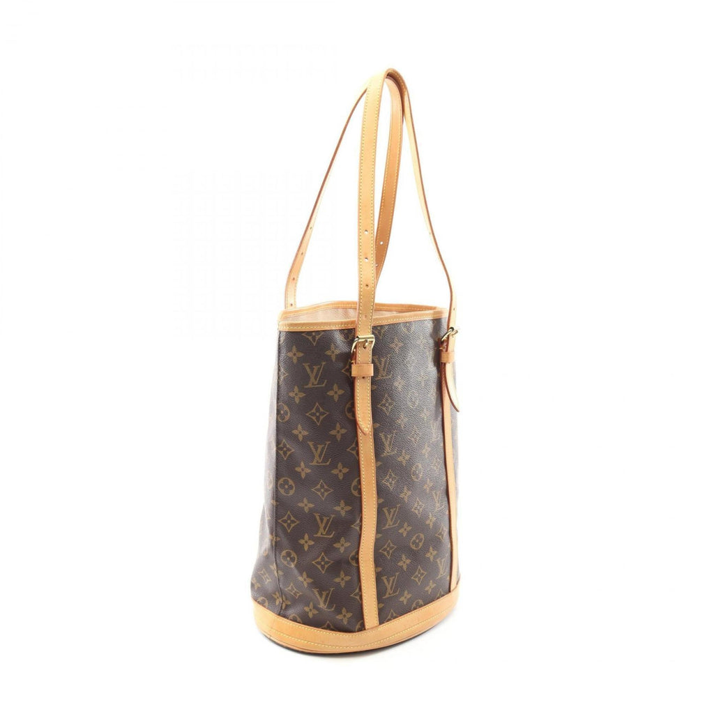 Louis Vuitton Brown Coated Canvas Leather Shoulder Bag (Pre-Owned)