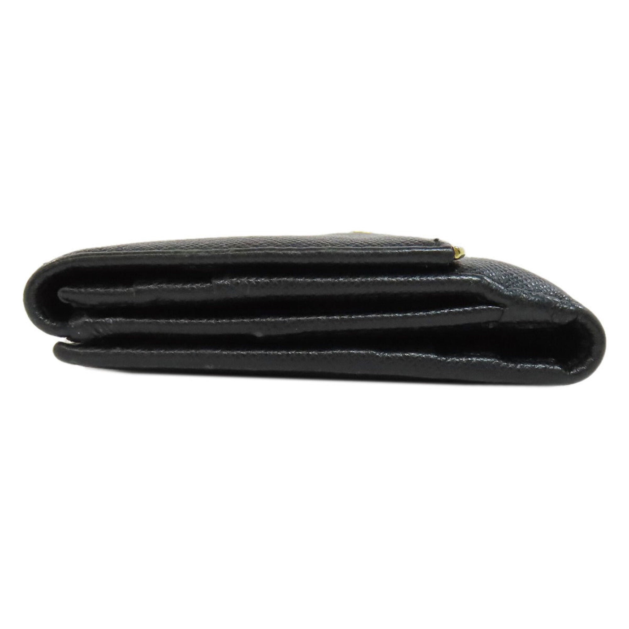 Prada Black Leather Wallet (Bi-Fold) (Pre-Owned)