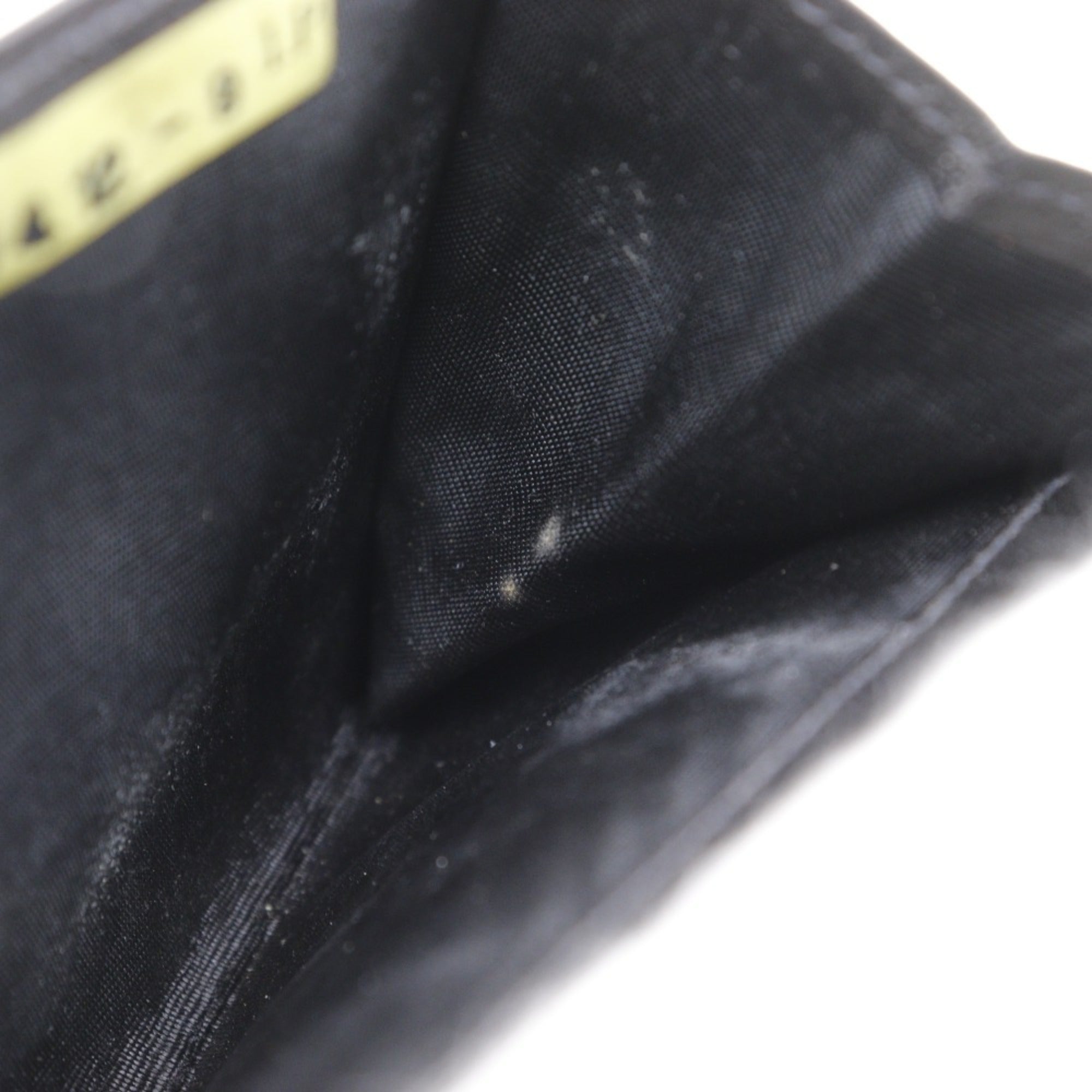 Chanel Black Leather Coin Purse/Coin Case (Pre-Owned)