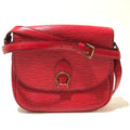 Louis Vuitton Red Leather Shoulder Bag (Pre-Owned)