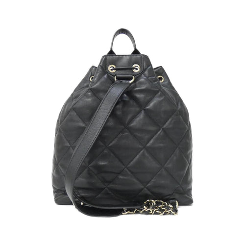 Chanel Black Leather Backpack (Pre-Owned)