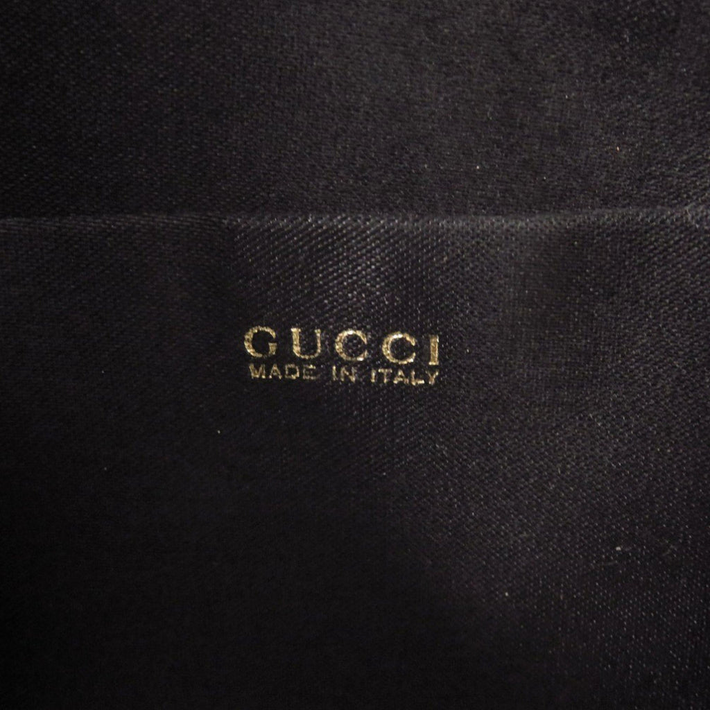 Gucci Black Satin Rhinestone Backpack (Pre-Owned)