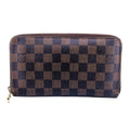 Louis Vuitton Brown Leather Long Wallet (Bi-Fold) (Pre-Owned)