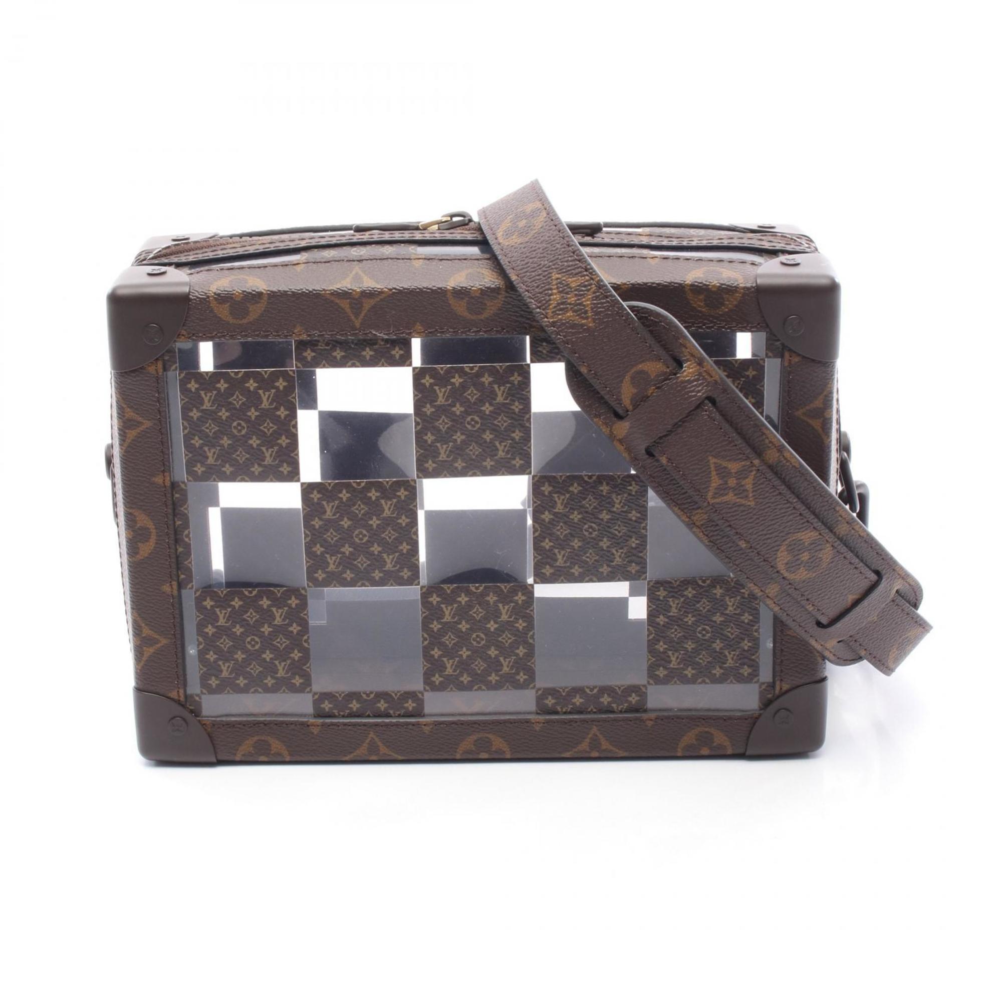 Louis Vuitton Brown Coated Canvas Pvc Shoulder Bag (Pre-Owned)