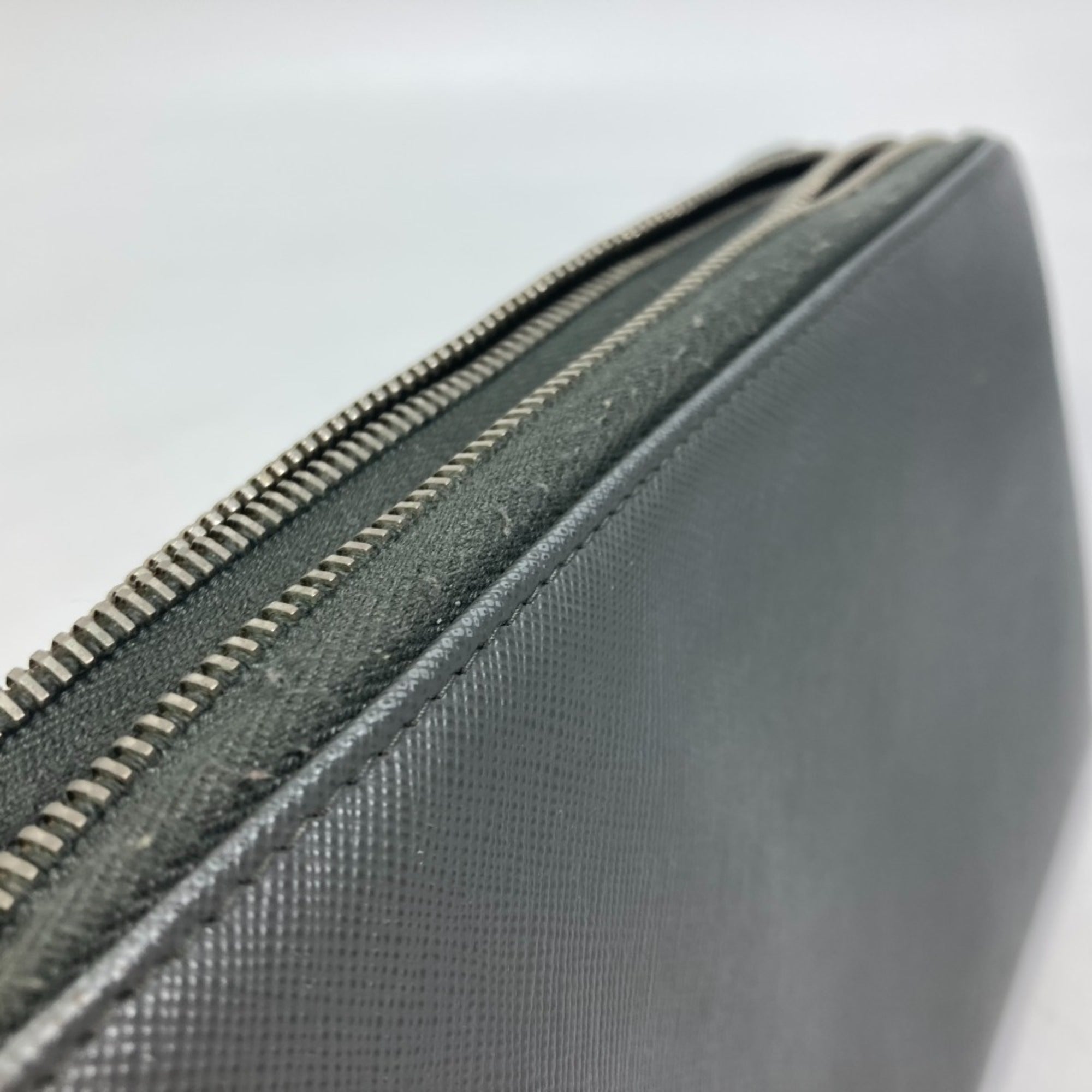 Prada Gray Other Long Wallet (Bi-Fold) (Pre-Owned)