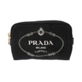 Prada Black Canvas Pouch (Pre-Owned)