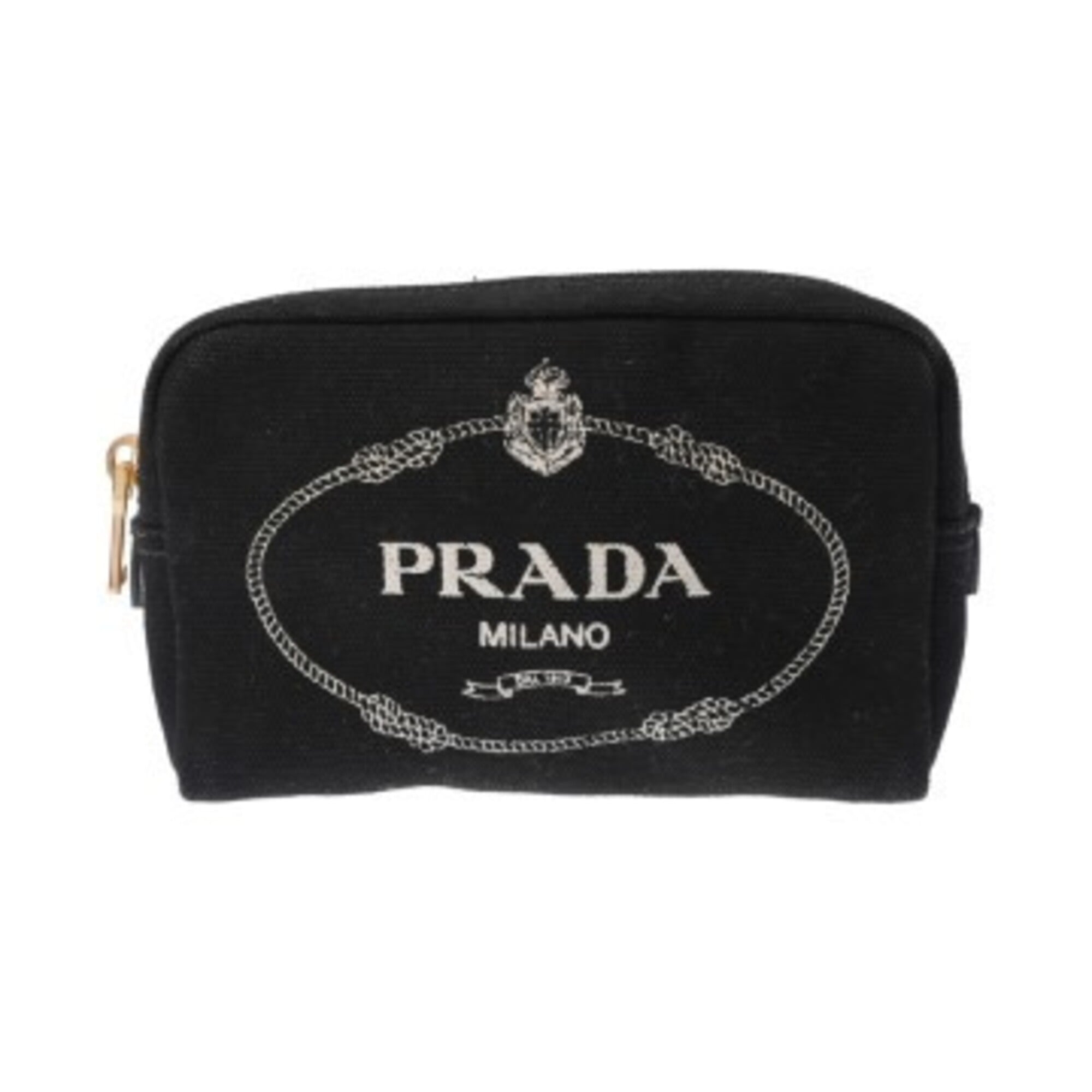 Prada Black Canvas Pouch (Pre-Owned)