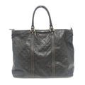 Gucci Brown Leather Handbag Tote Bag (Pre-Owned)