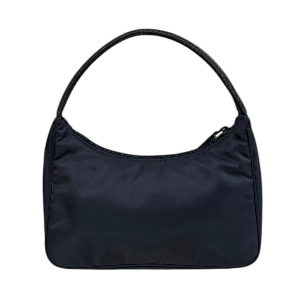 Prada Black Nero Nylon Handbag (Pre-Owned)