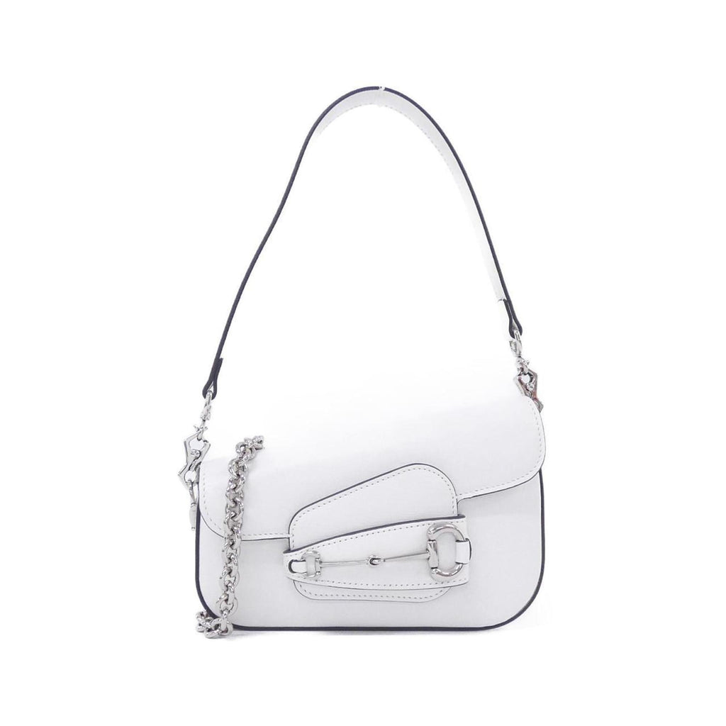 Gucci White Leather Shoulder Bag (Pre-Owned)