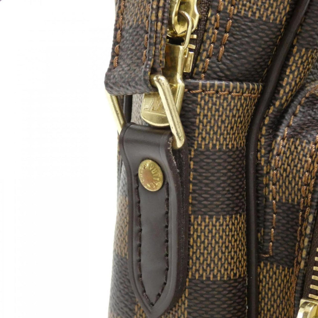 Louis Vuitton Ebene Coated Canvas Shoulder Bag (Pre-Owned)
