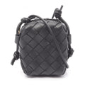Bottega Veneta Black Intrecciato Handbag Shoulder Bag (Pre-Owned)