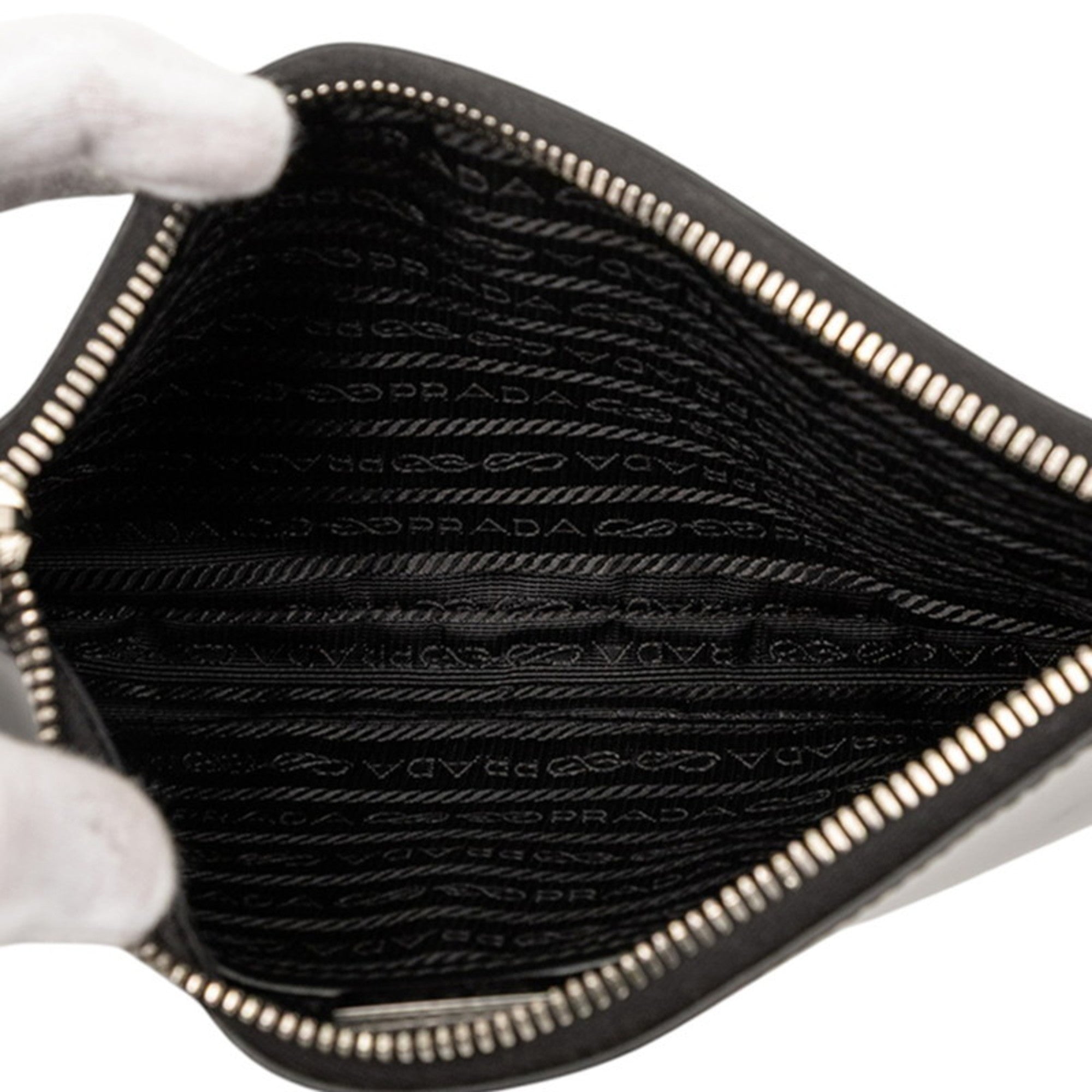 Prada Black Leather Shoulder Bag (Pre-Owned)