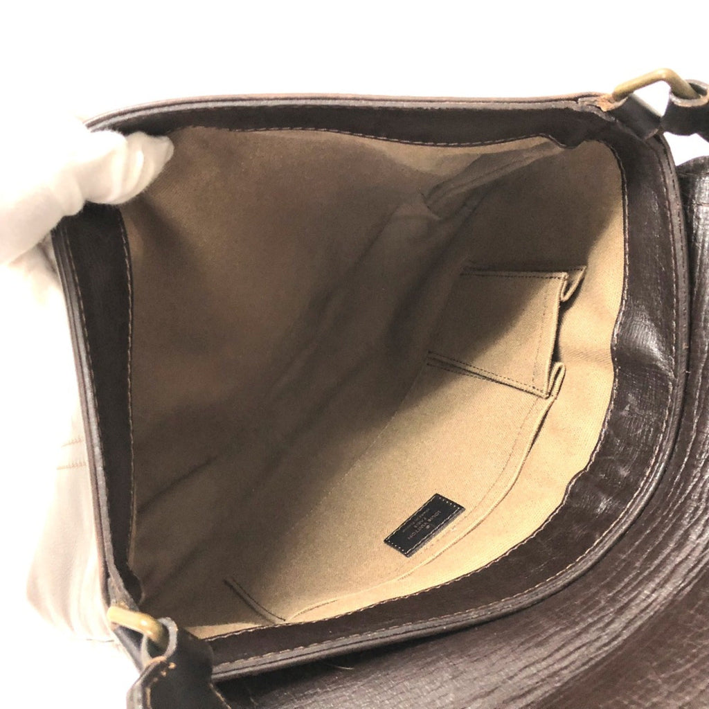 Louis Vuitton Brown Leather Shoulder Bag (Pre-Owned)