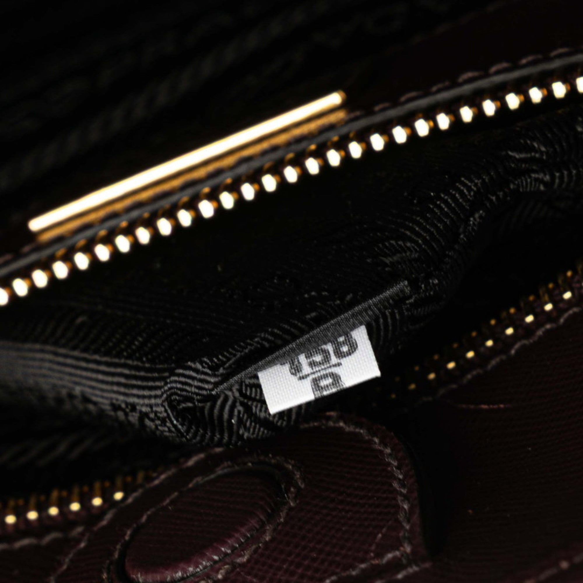 Prada Purple Nylon Leather Handbag Shoulder Bag (Pre-Owned)