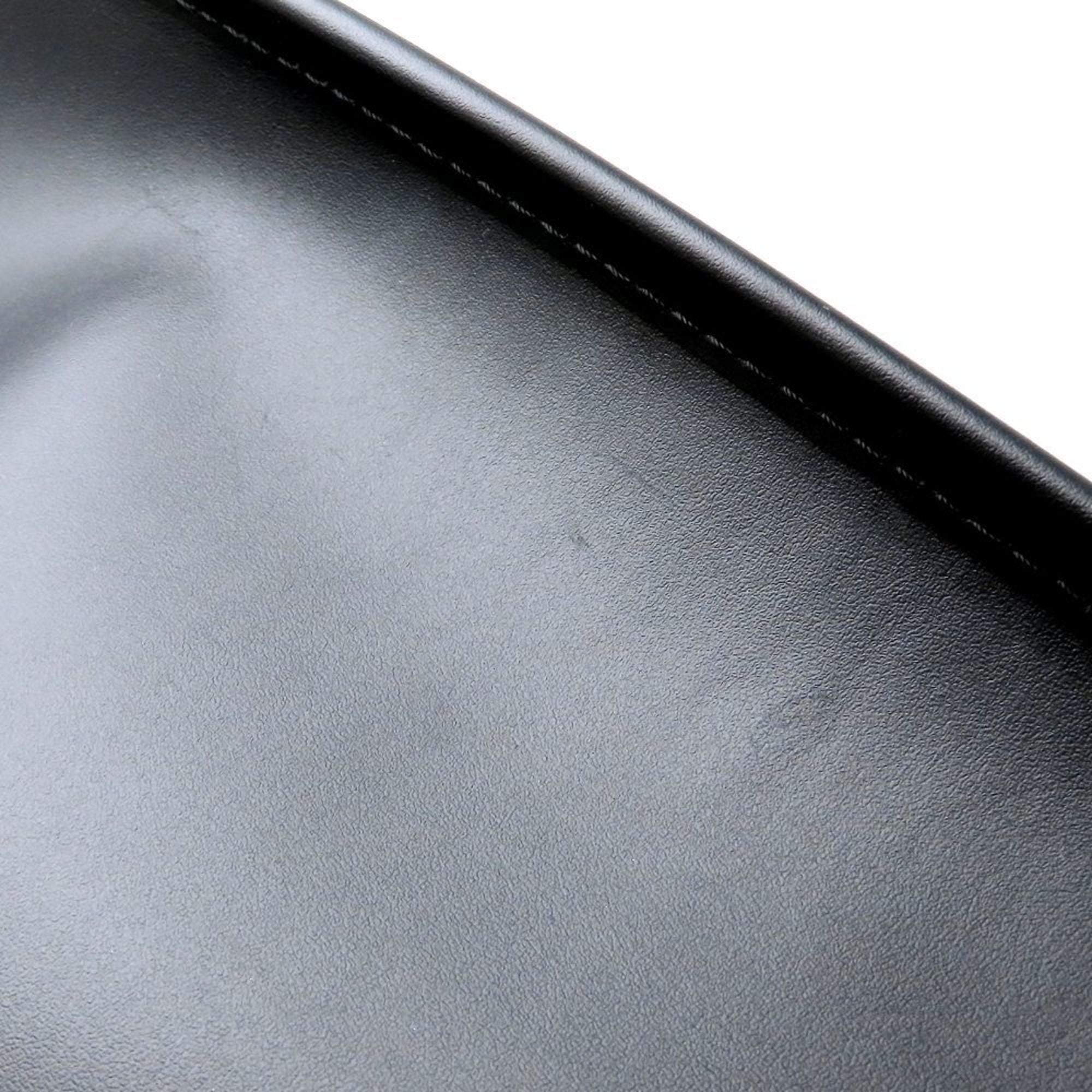 Fendi Black Leather Tote Bag (Pre-Owned)