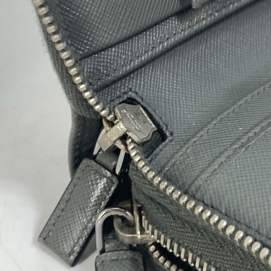 Prada Gray Other Long Wallet (Bi-Fold) (Pre-Owned)