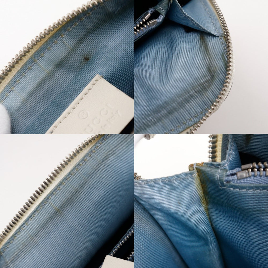 Gucci White Leather Shoulder Bag (Pre-Owned)