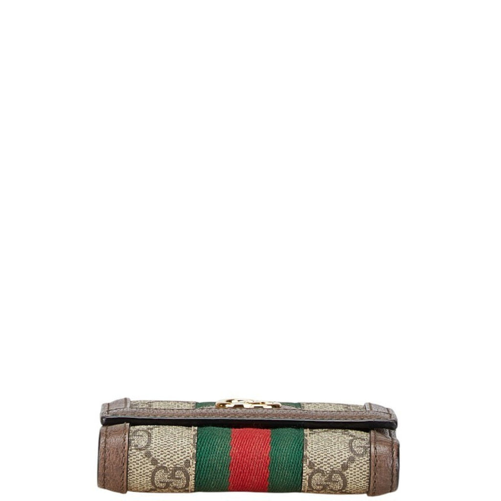 Gucci Brown Pvc Leather Wallet (Tri-Fold) (Pre-Owned)