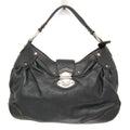 Louis Vuitton Mahina Noir Mahina Leather Shoulder Bag (Pre-Owned)