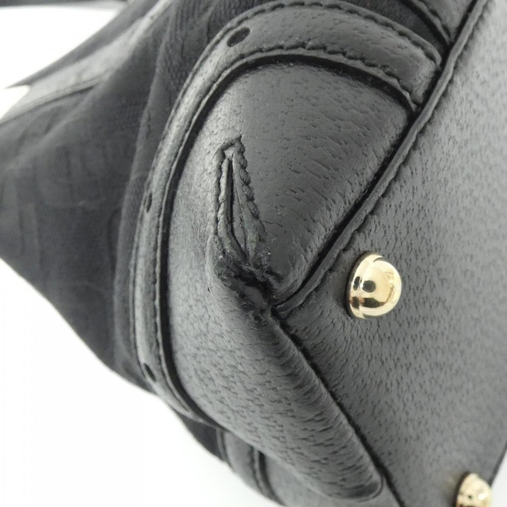 Gucci Black Canvas Shoulder Bag (Pre-Owned)