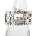 Gucci Silver Sterling Silver 925 Band Ring (Pre-Owned)