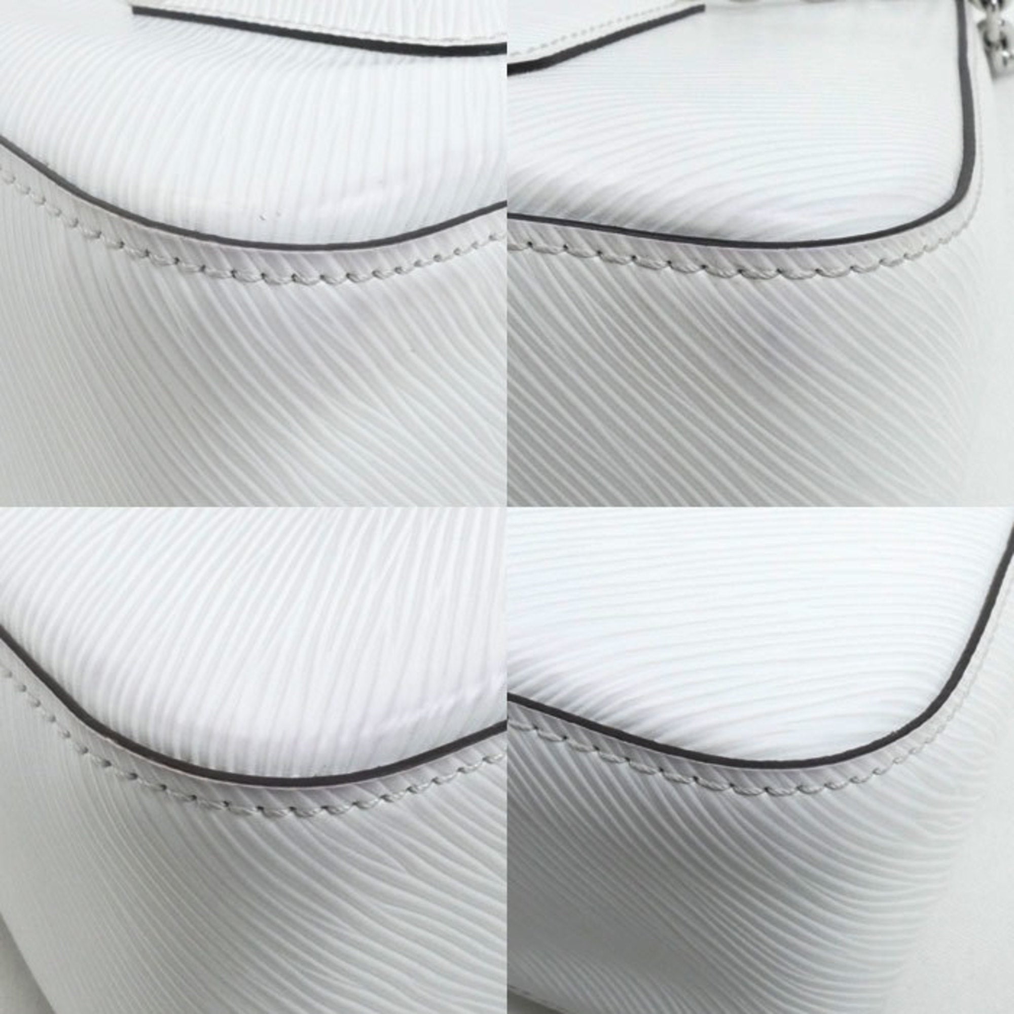 Louis Vuitton White Epi Leather Shoulder Bag (Pre-Owned)