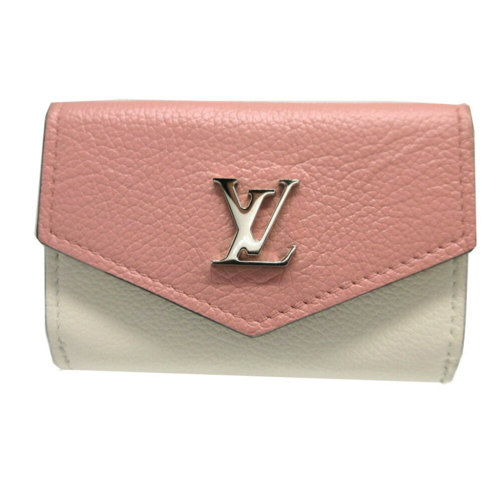Louis Vuitton Pink Leather Wallet (Tri-Fold) (Pre-Owned)