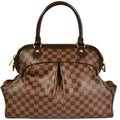 Louis Vuitton Ebene Damier Canvas Handbag (Pre-Owned)
