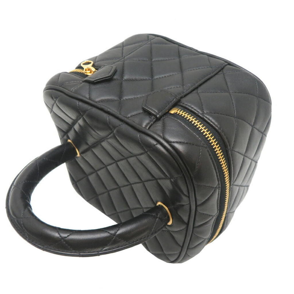 Chanel Black Leather Handbag (Pre-Owned)