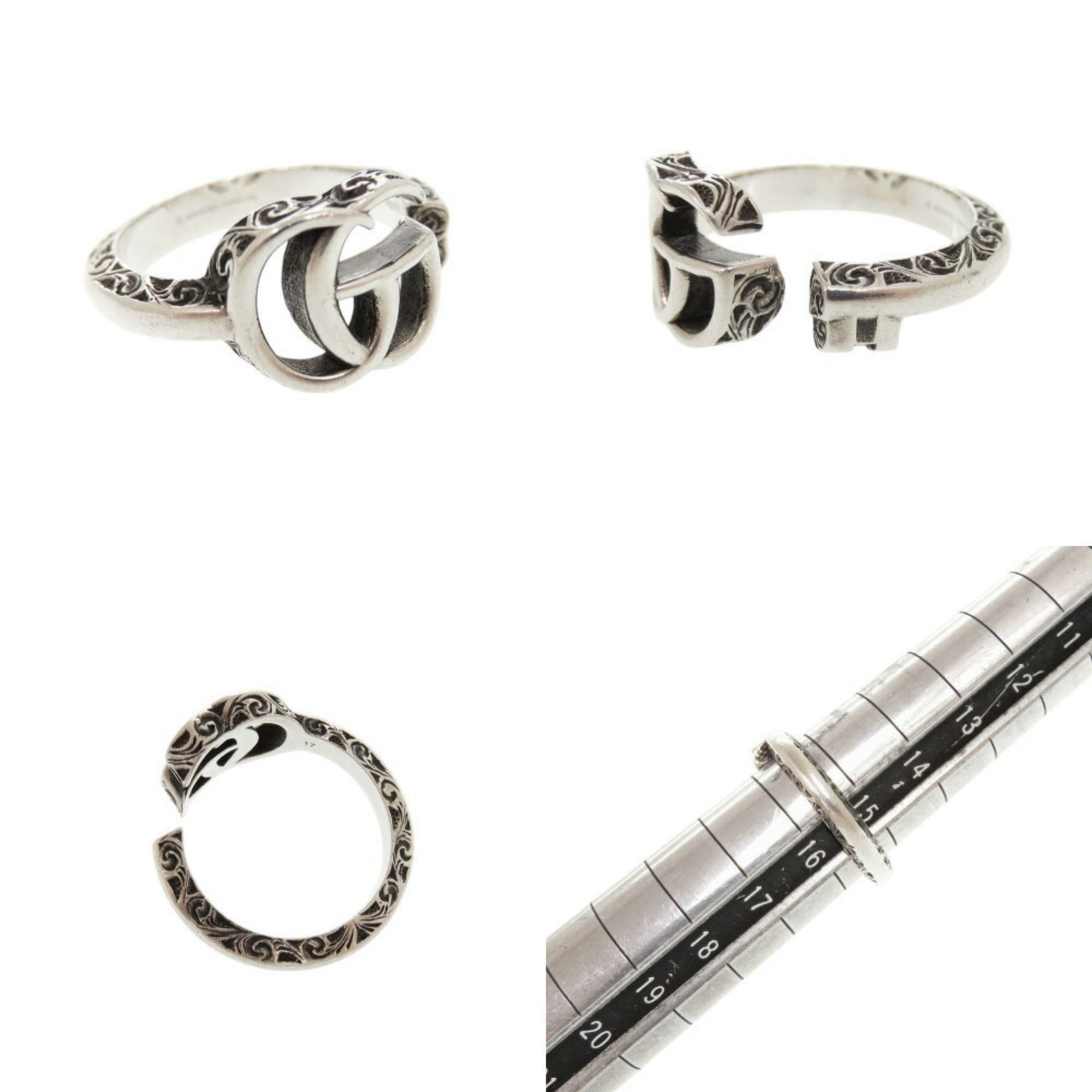 Gucci Silver Silver 925 Band Ring (Pre-Owned)