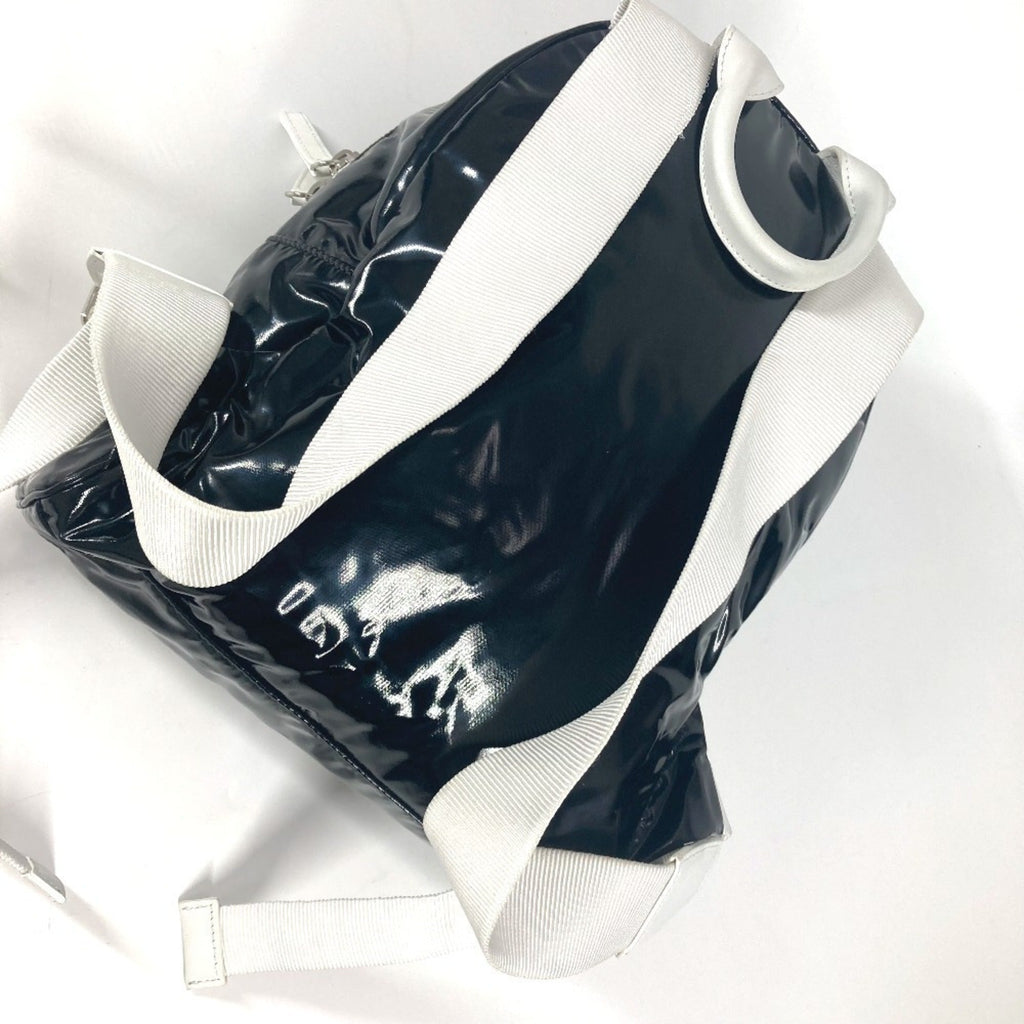 Chanel Black White Pvc Backpack (Pre-Owned)