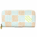 Louis Vuitton Damier Multi-Color White Long Wallet (Bi-Fold) (Pre-Owned)