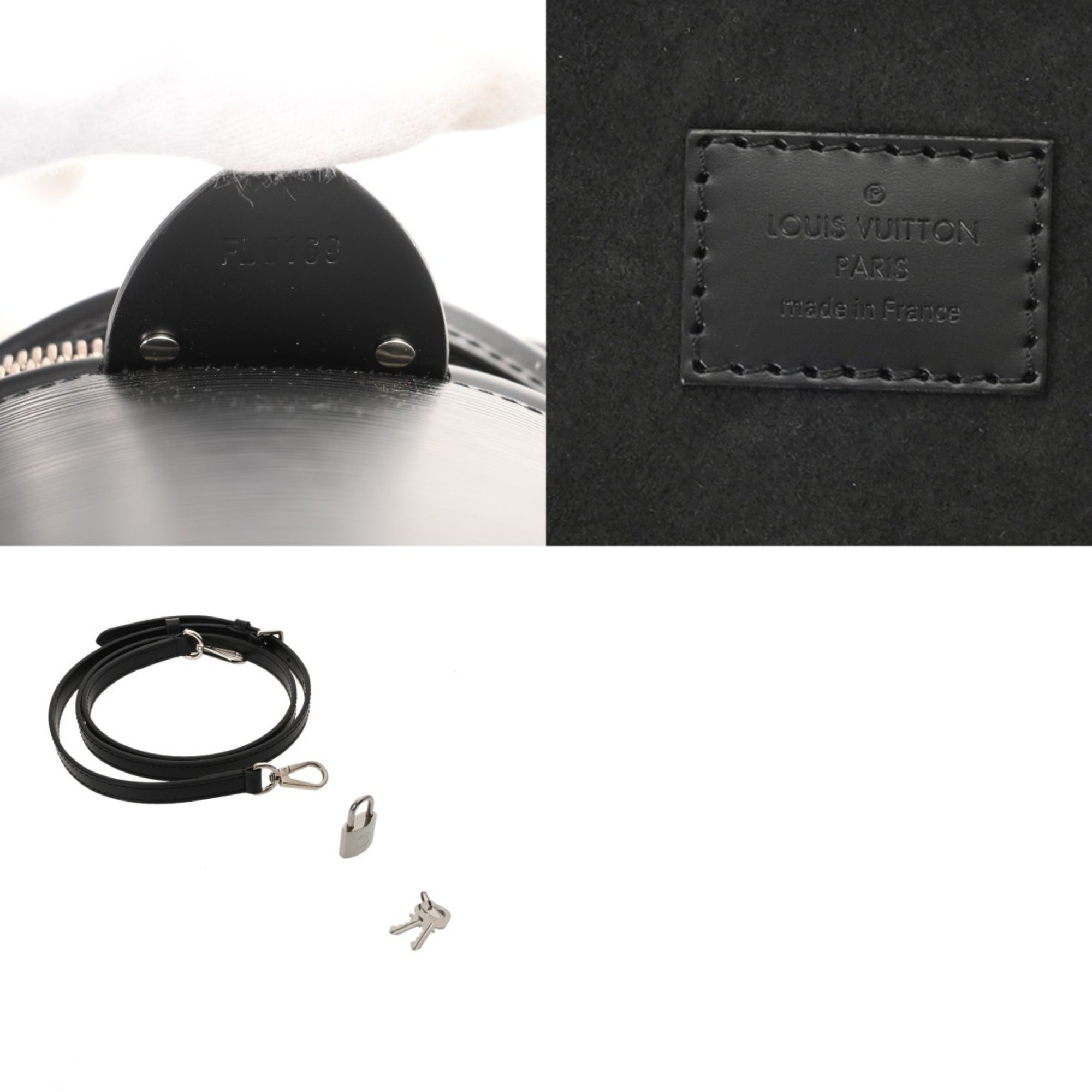 Louis Vuitton Epi Noir Leather Handbag (Pre-Owned)