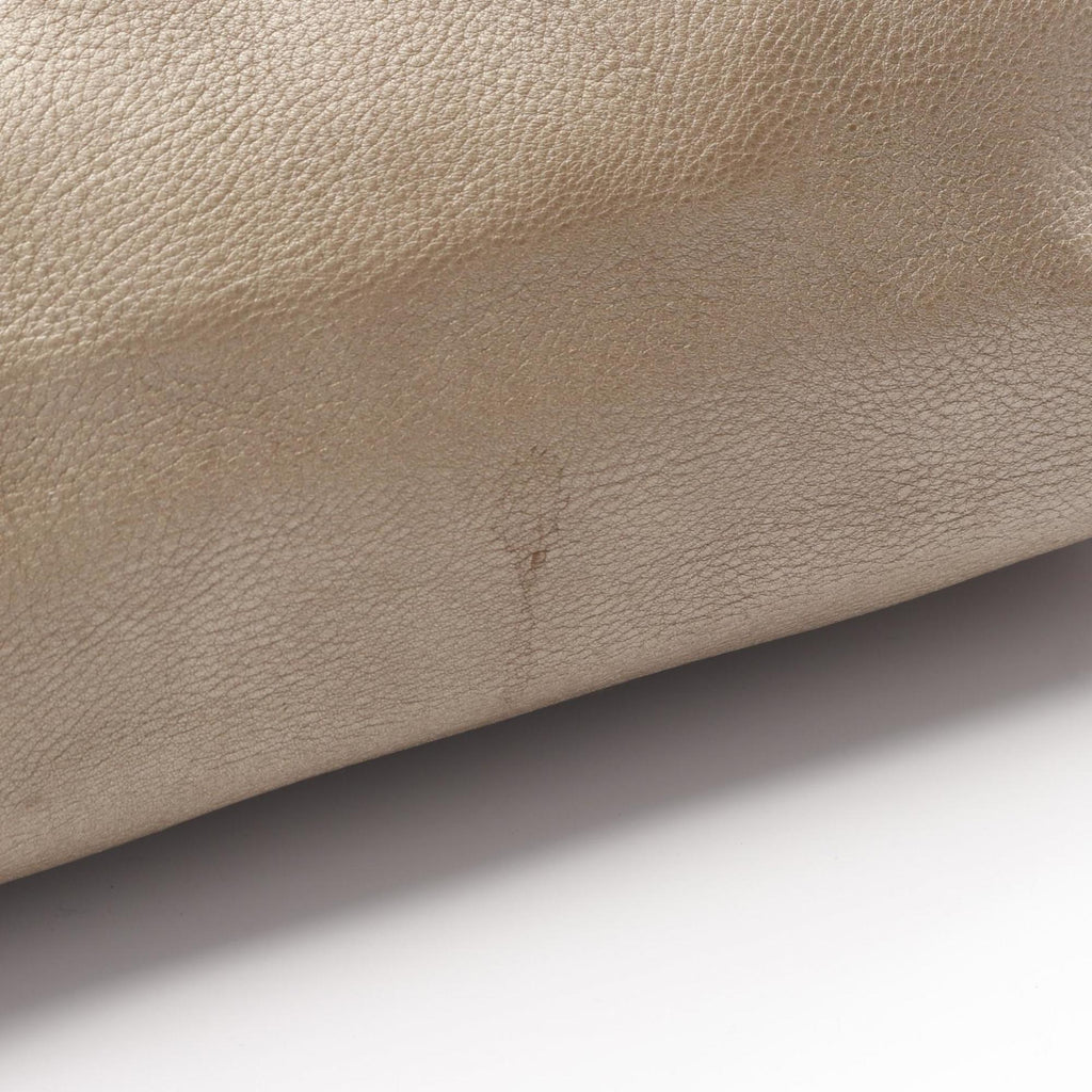 Gucci Gold Leather Tote Bag (Pre-Owned)