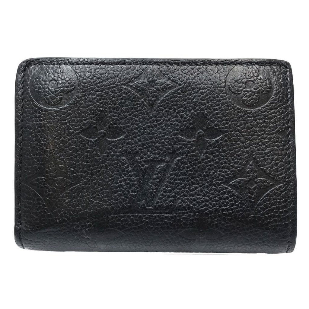 Louis Vuitton Monogram Empreinte Noir Leather Wallet (Bi-Fold) (Pre-Owned)