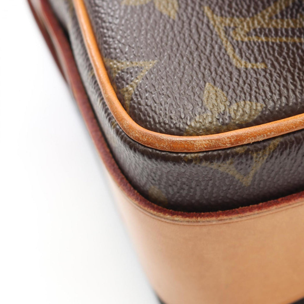 Louis Vuitton Brown Coated Canvas Pvc Monogram Leather Shoulder Bag (Pre-Owned)