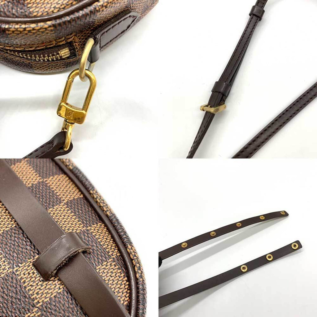 Louis Vuitton Damier Brown Damier Canvas Ebene Fanny Pack Shoulder Bag (Pre-Owned)