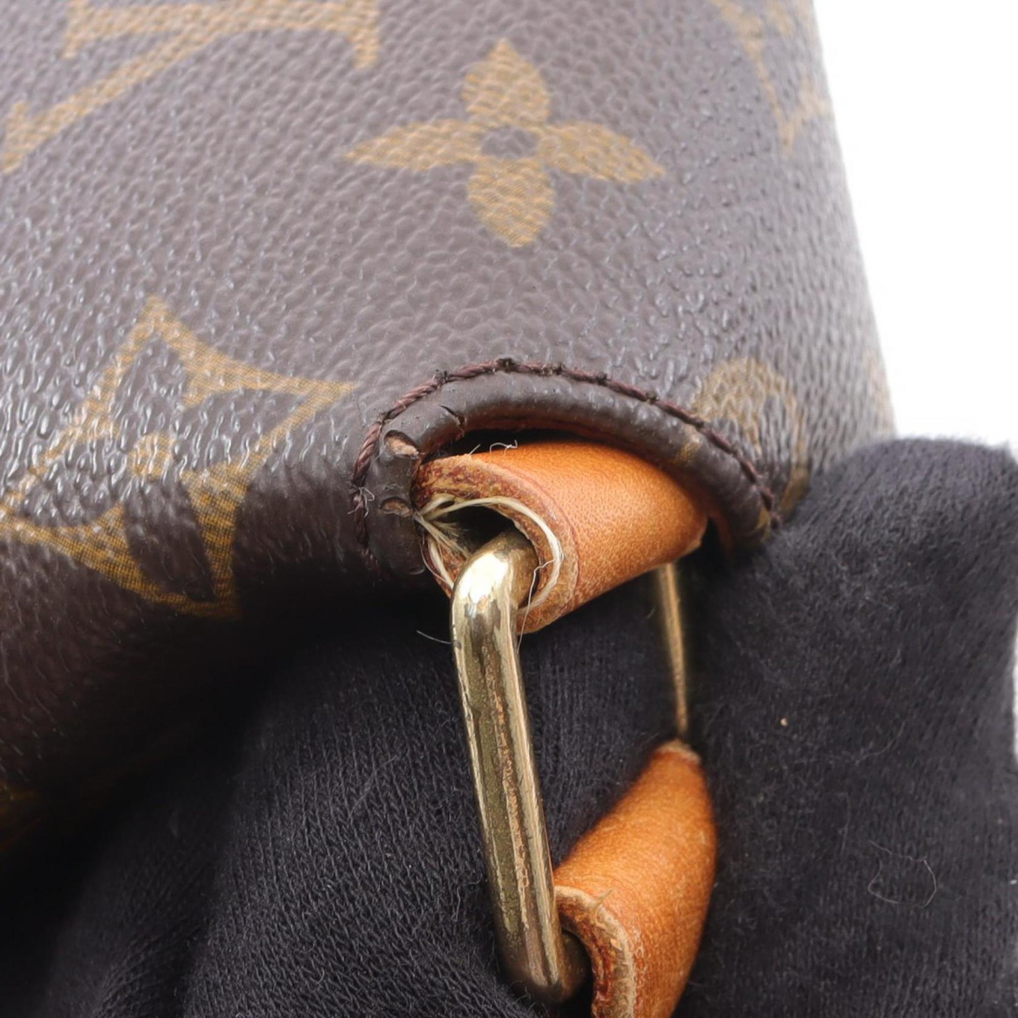 Louis Vuitton Brown Coated Canvas Pvc Leather Shoulder Bag (Pre-Owned)