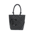 Chanel Black Leather Handbag (Pre-Owned)
