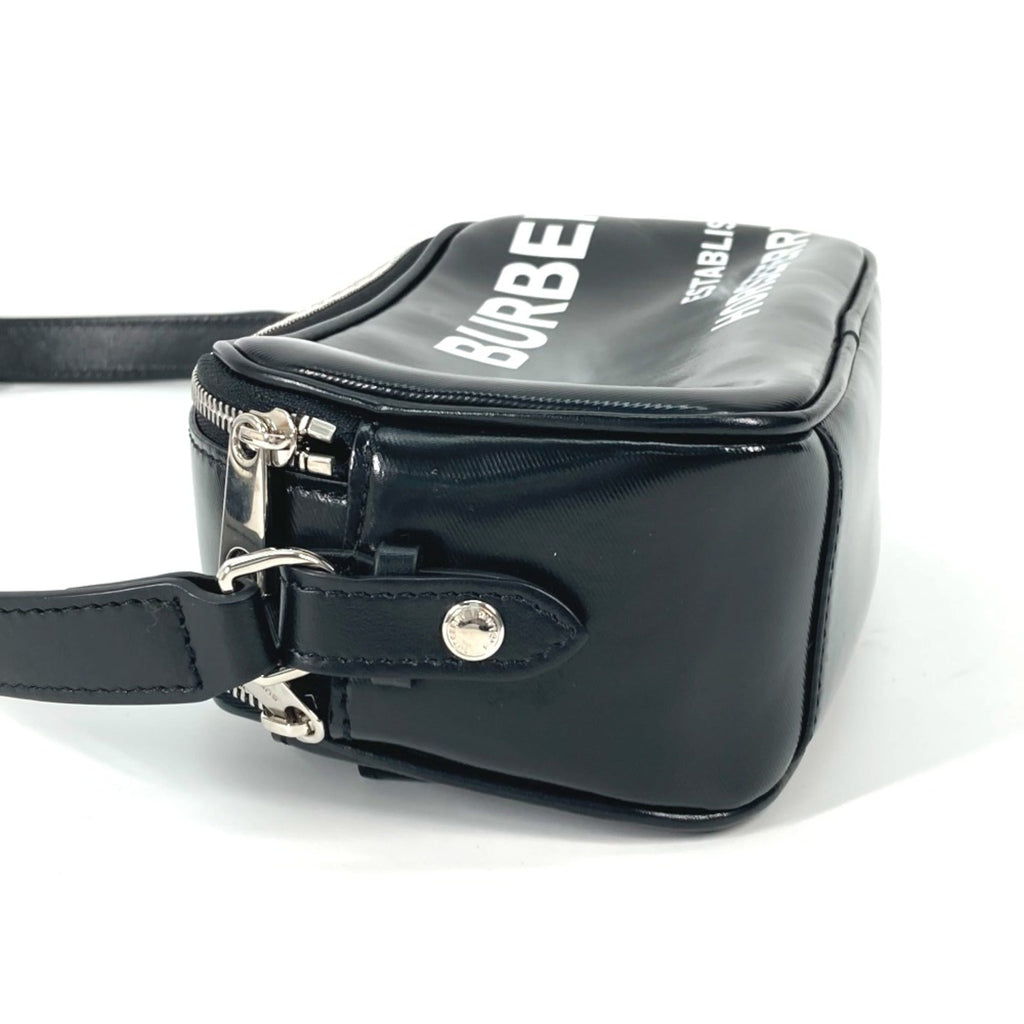 Burberry Black Leather Shoulder Bag (Pre-Owned)